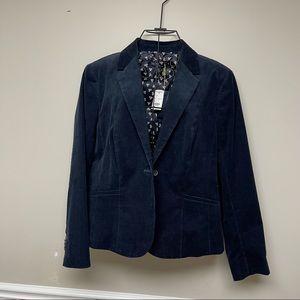 NWT Brooks Brothers Corduroy Navy Blazer/Jacket (Size 14)